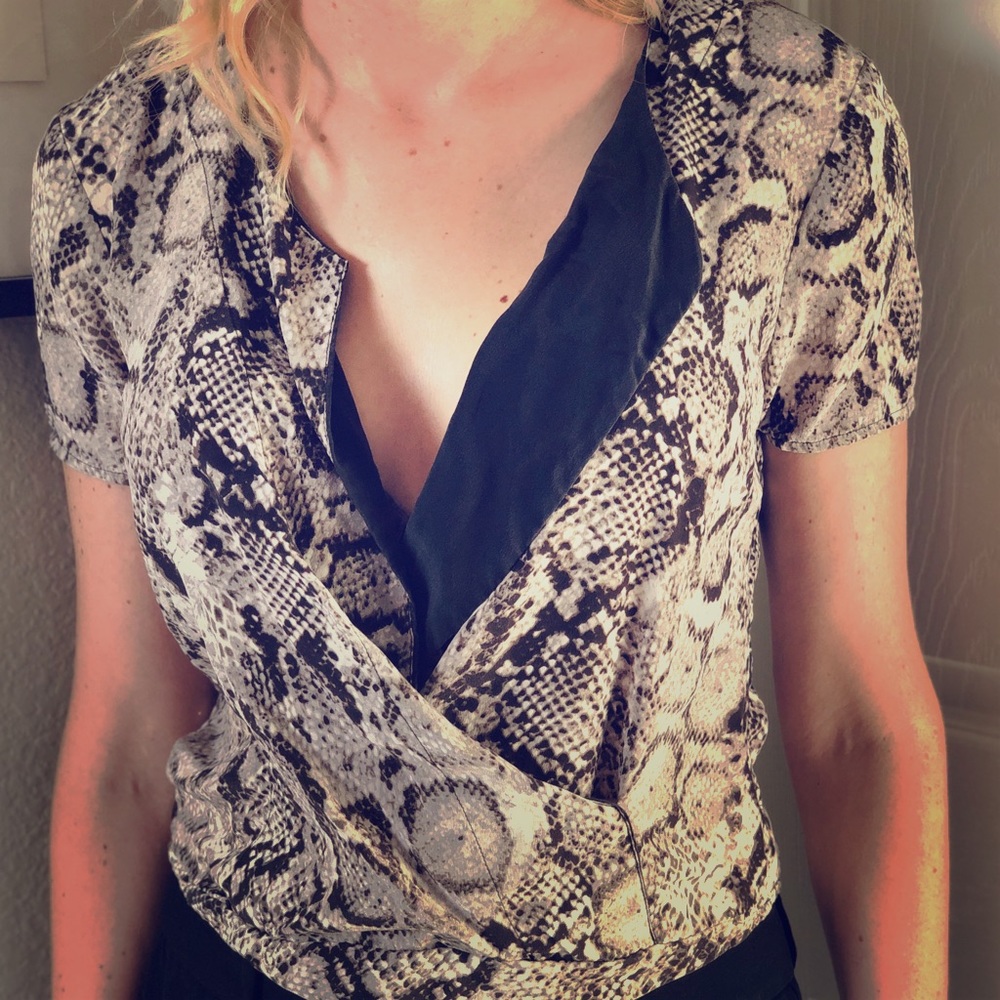 Bcbg silk top